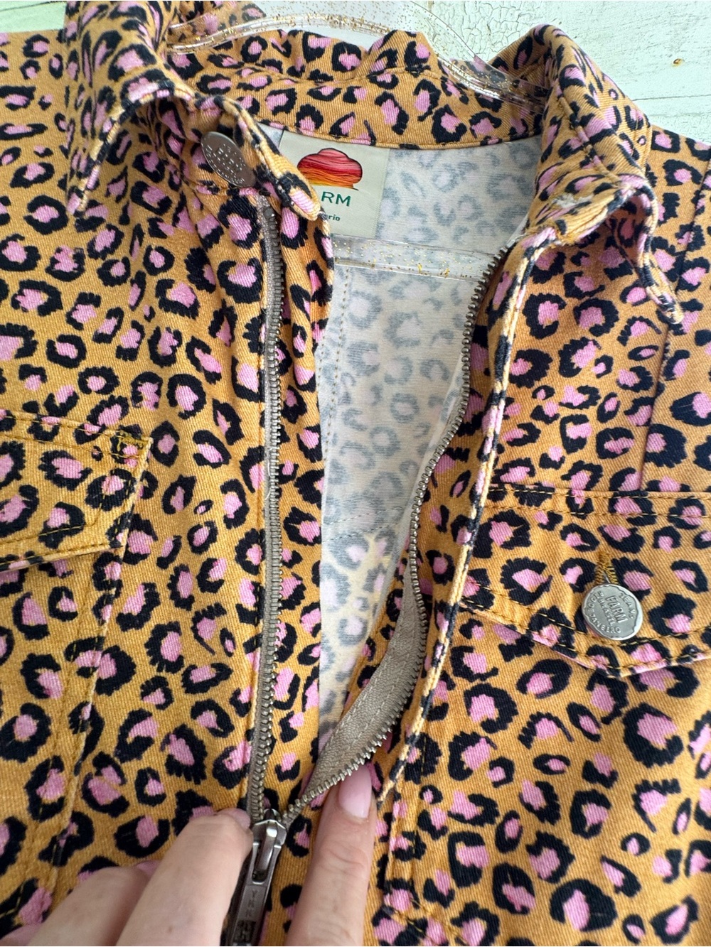 FARM Rio Leopard Pop Jumpsuit - Picture 9 of 12